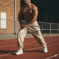 Men's Classic Cuffed Fleece Joggers - Sand