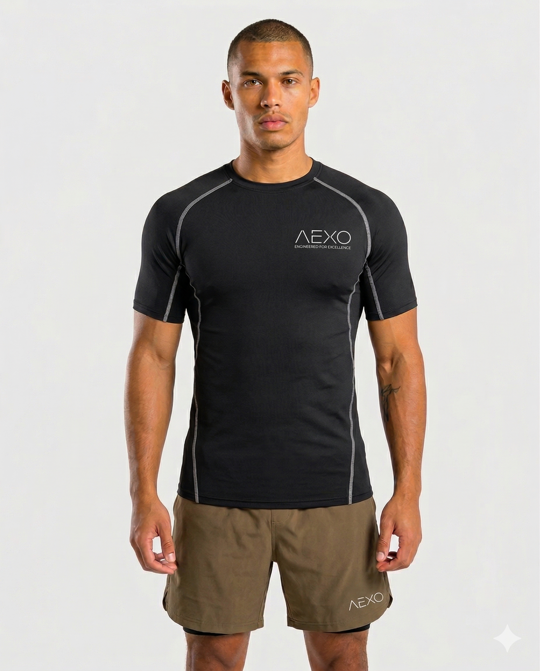 Men's Short Sleeve Performance Muscle Tee - Black