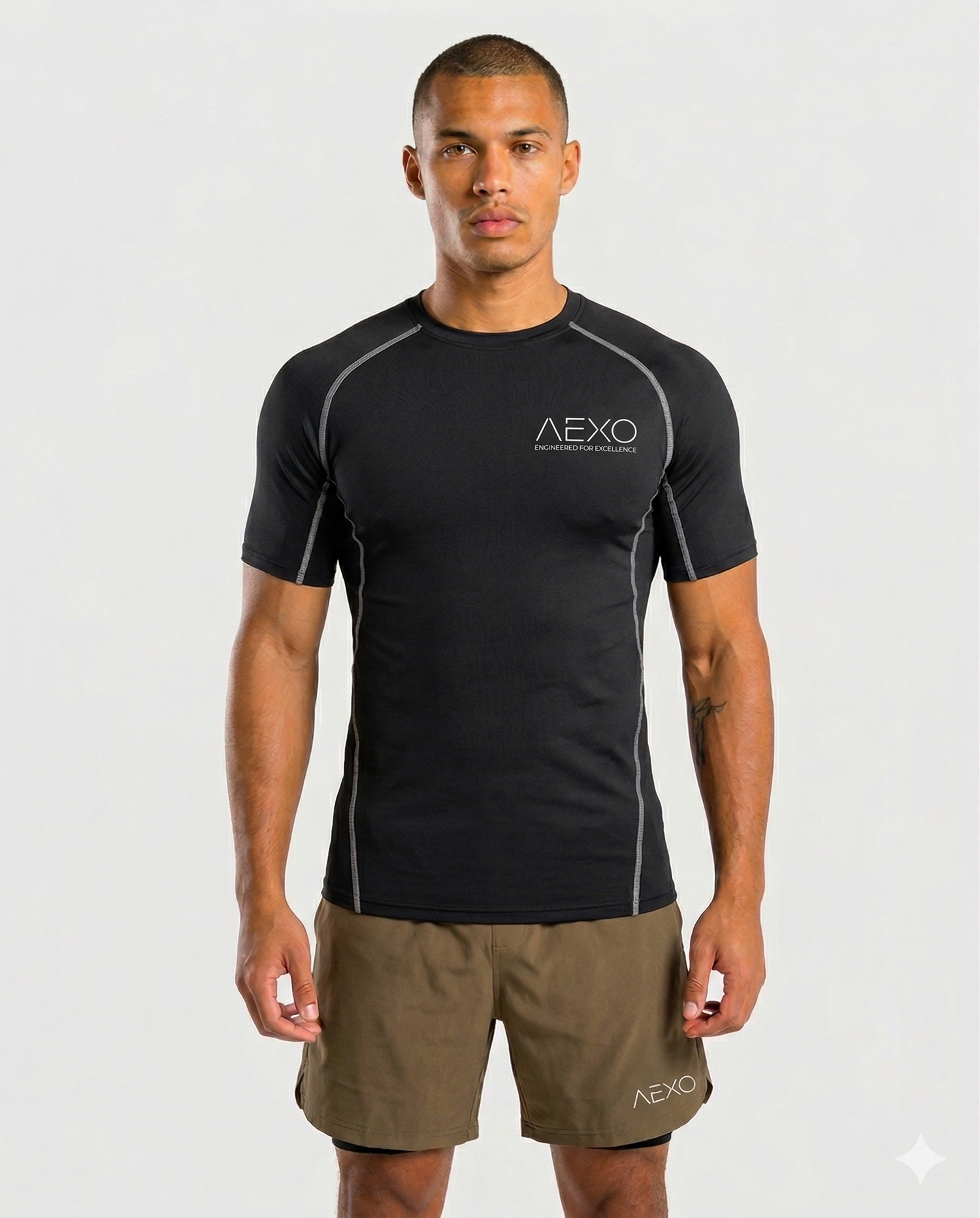 Men's Short Sleeve Performance Muscle Tee - Black