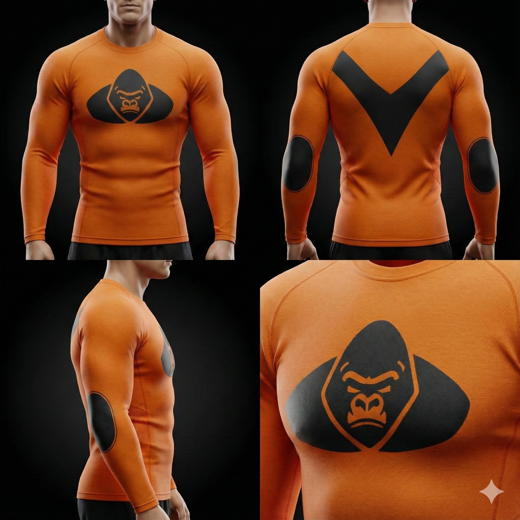 AEXO CoreVigor Compression Full-Sleeve T-Shirt