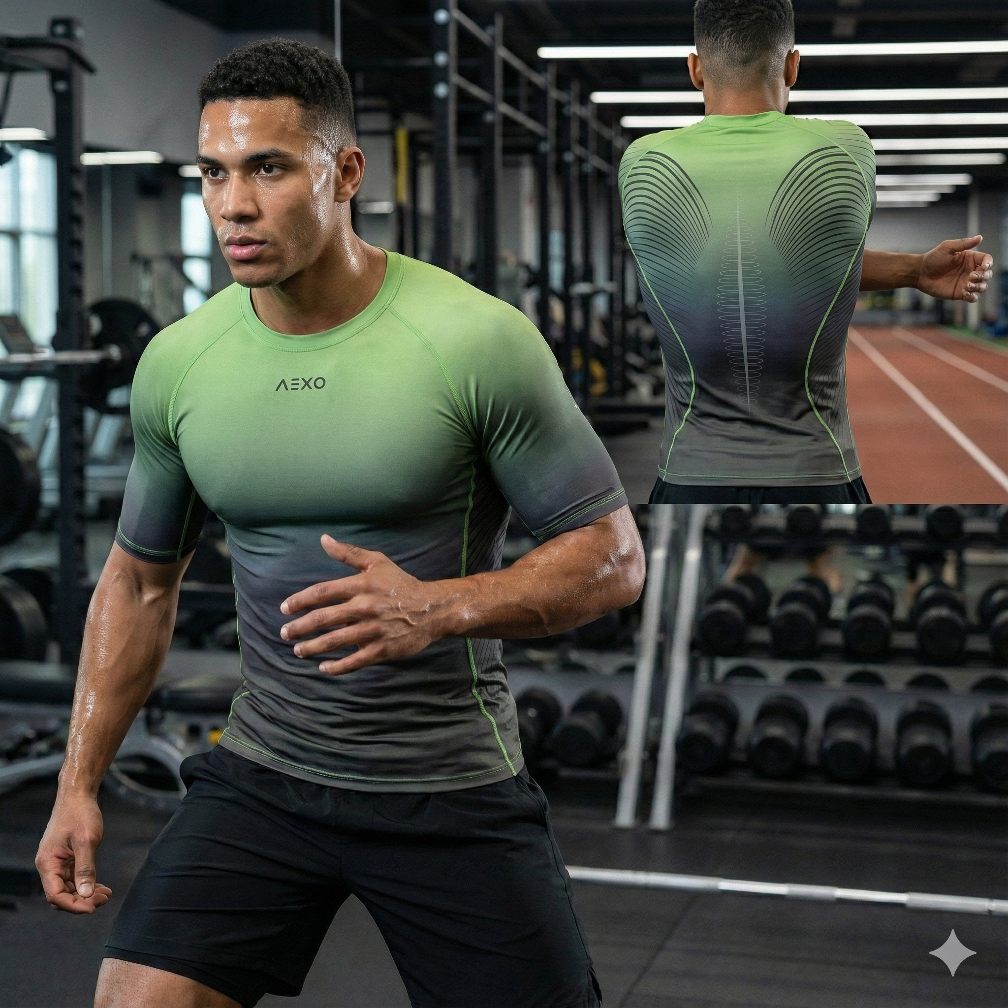 AEXO AeroPulse Gradient Compression T-Shirtt