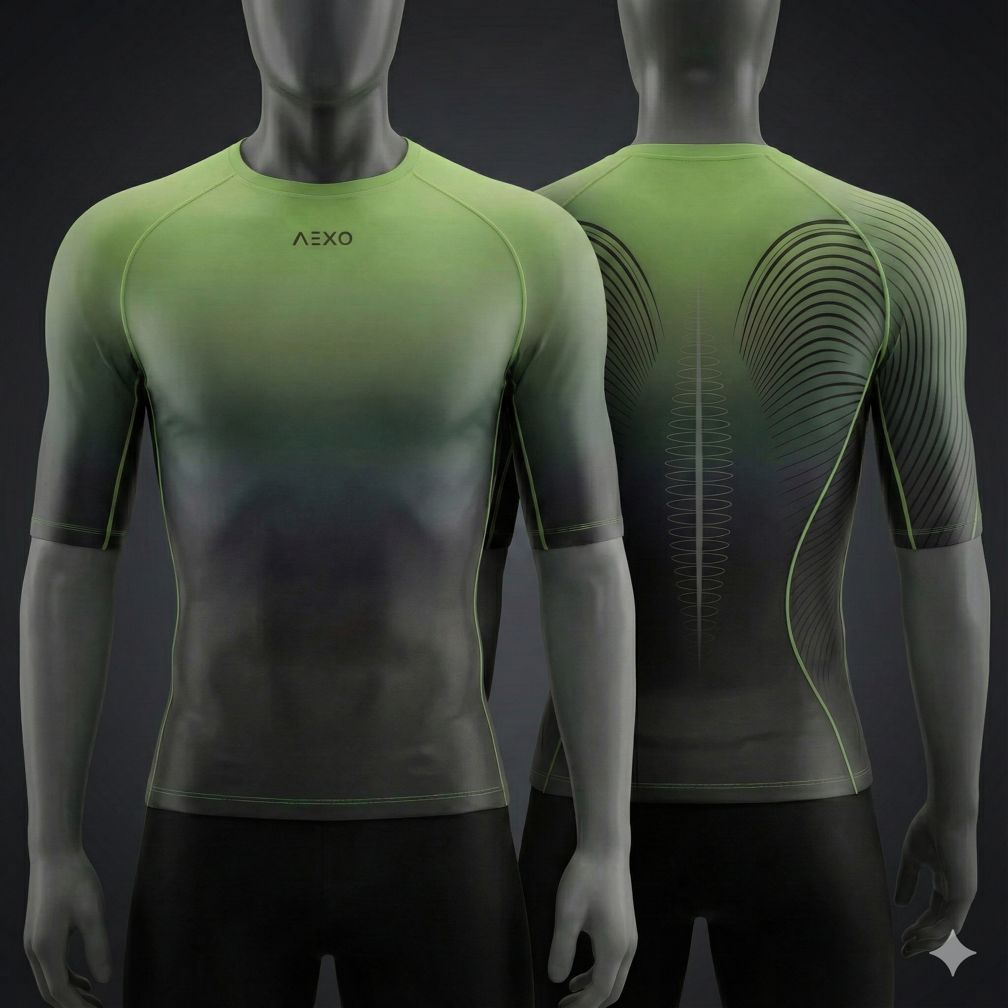 AEXO AeroPulse Gradient Compression T-Shirtt