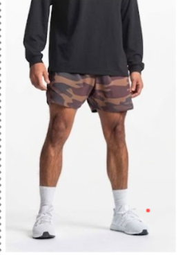 Men's 2-in-1 Performance Camo Workout Shorts with Built-In Liner