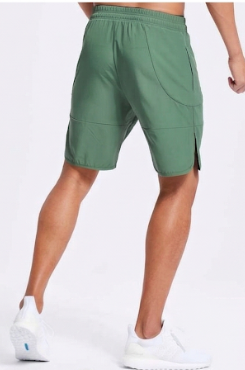 Men's Lightweight Performance Training Shorts - Olive Green